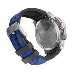 Torque - Blue Stainless Steel Swiss Sport Chrono Watch