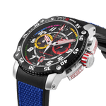 Torque - Blue Stainless Steel Swiss Sport Chrono Watch