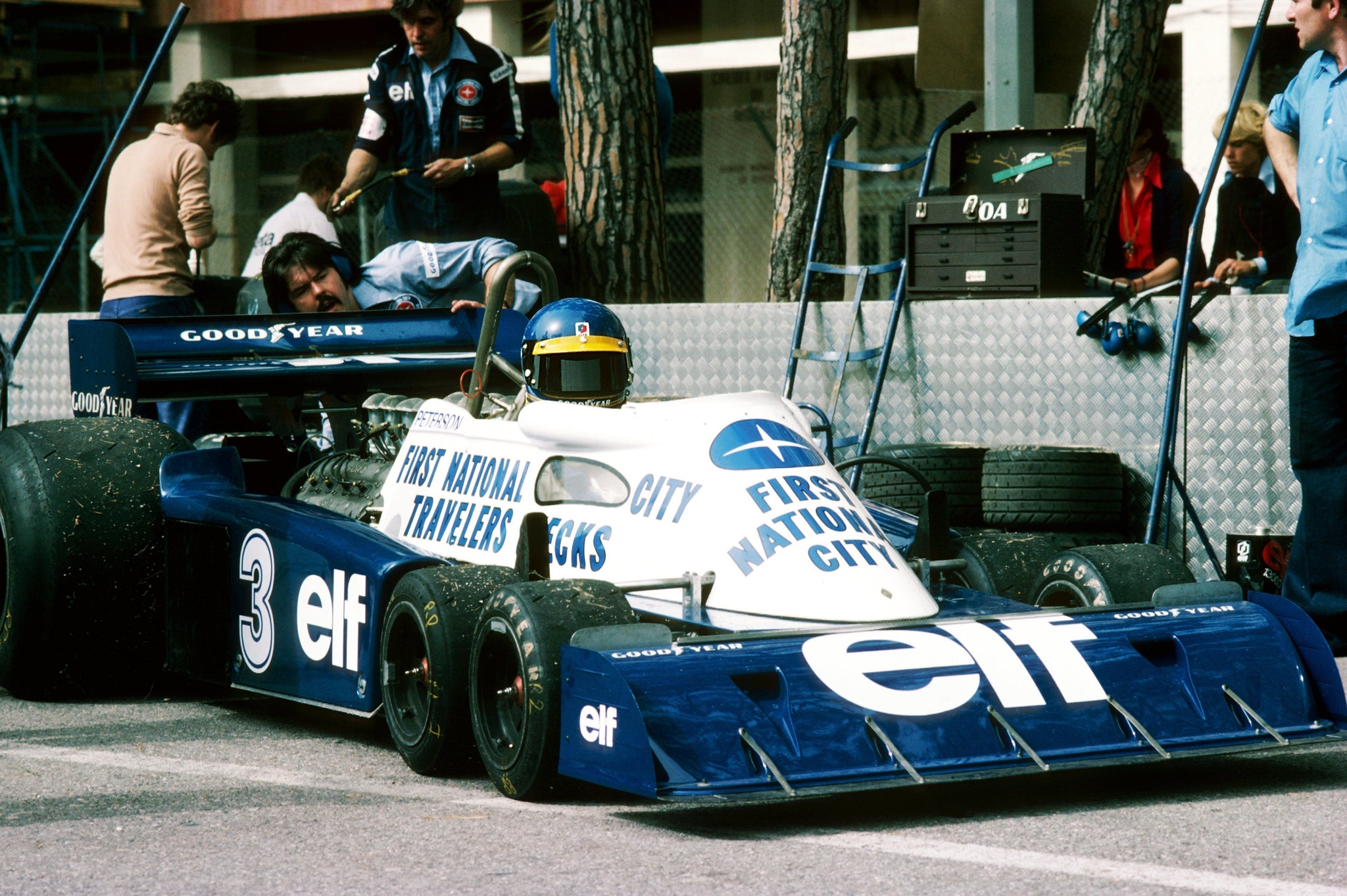 Giorgio Piola’s take on the six-wheeled Tyrrell