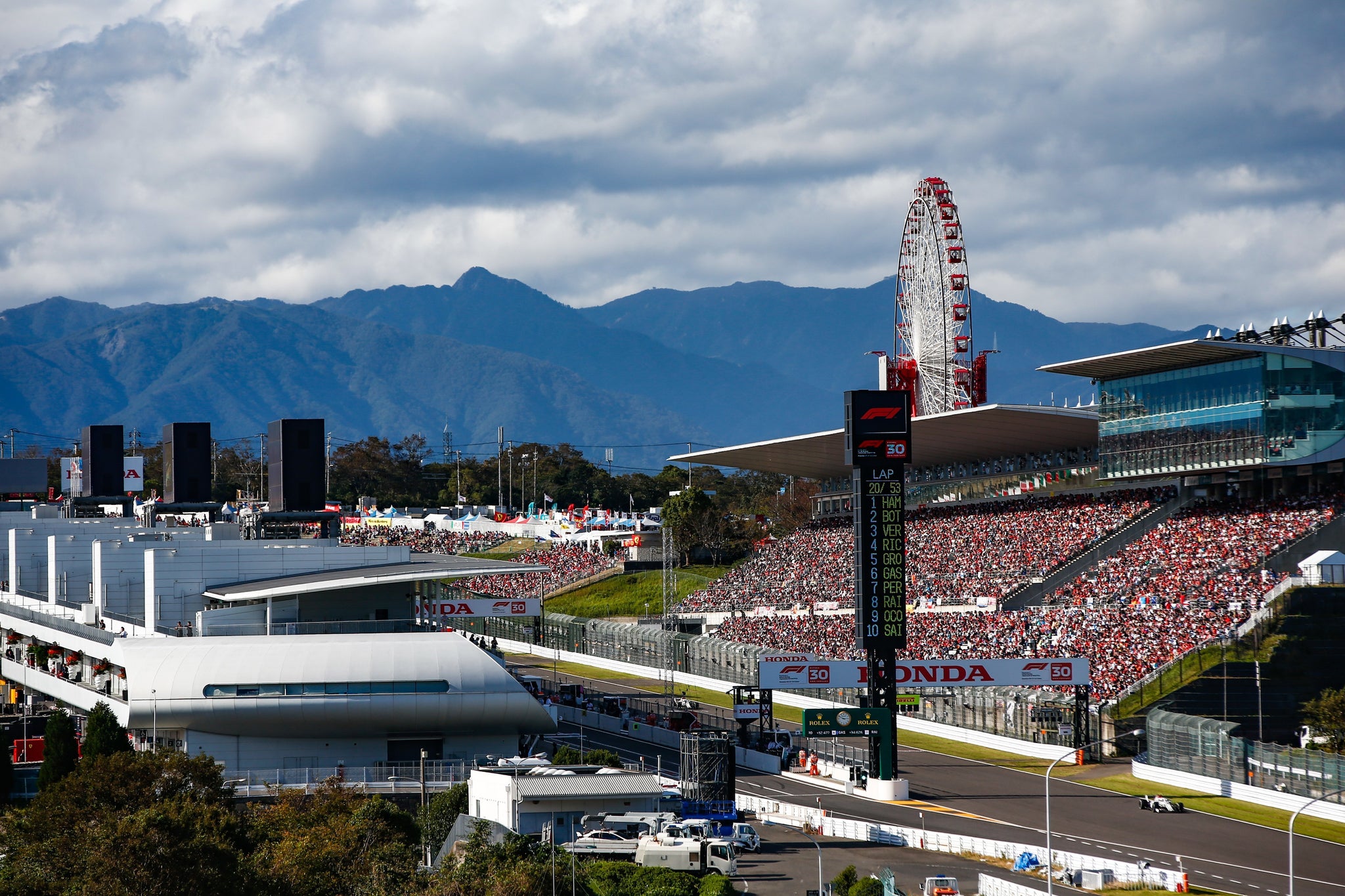 Japan prepares for Super Typhoon Hagibis putting the Japanese GP in jeopardy.