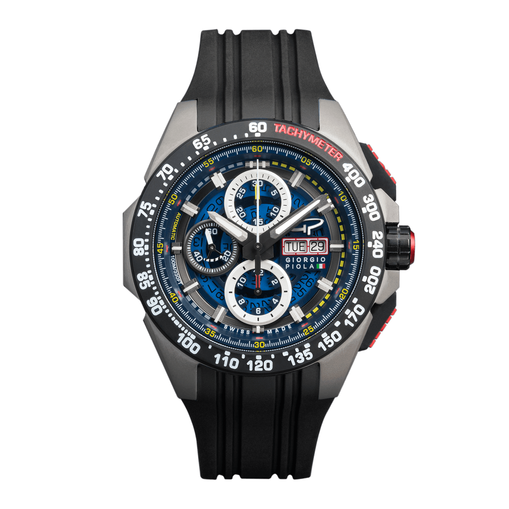 G5 Delta - Black Automatic Titanium Swiss Sport Chrono Watch
