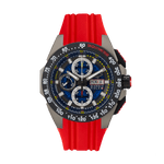 G5 Delta - Black-Red Automatic Titanium Swiss Sport Chrono Watch