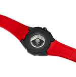 G5 Delta - Black-Red Automatic Titanium Swiss Sport Chrono Watch (Black PVD Coating)