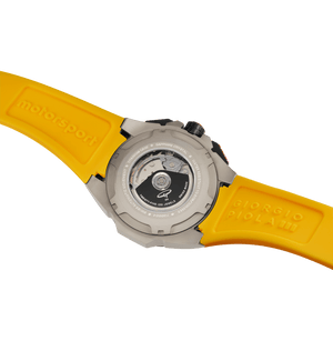 G5 Delta - Black-Yellow Automatic Titanium Swiss Sport Chrono Watch