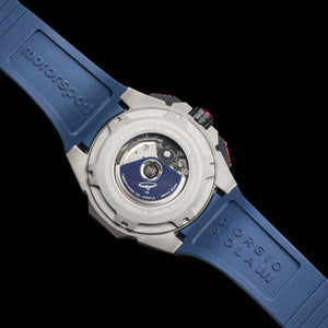 G5 Delta - Blue Automatic Titanium Swiss Sport Chrono Watch