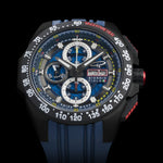 G5 Delta - Blue Automatic Titanium Swiss Sport Chrono Watch (Black PVD Coating)