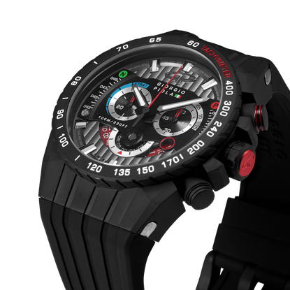 Speedtrap - Black Swiss Sport Chrono Watch - Motorsport Watches