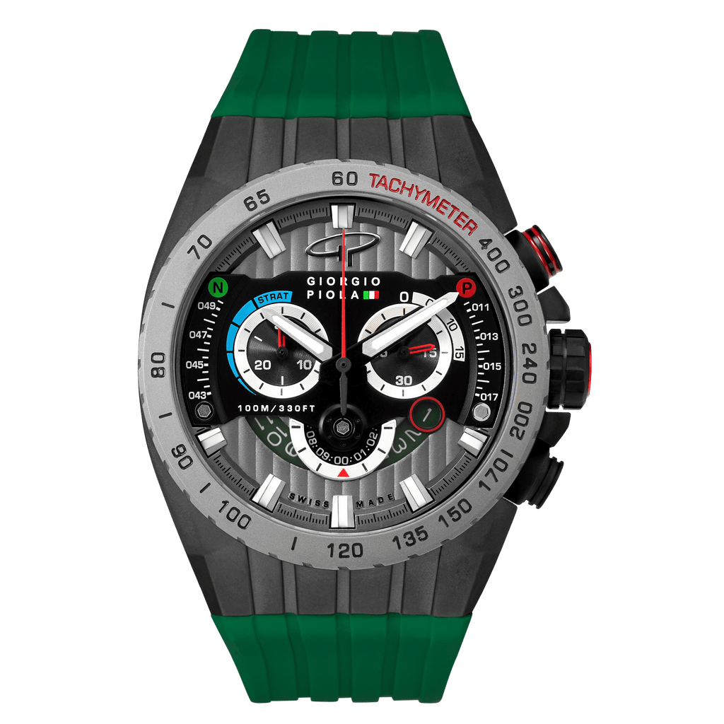 Speedtrap - Green Swiss Sport Chrono Watch