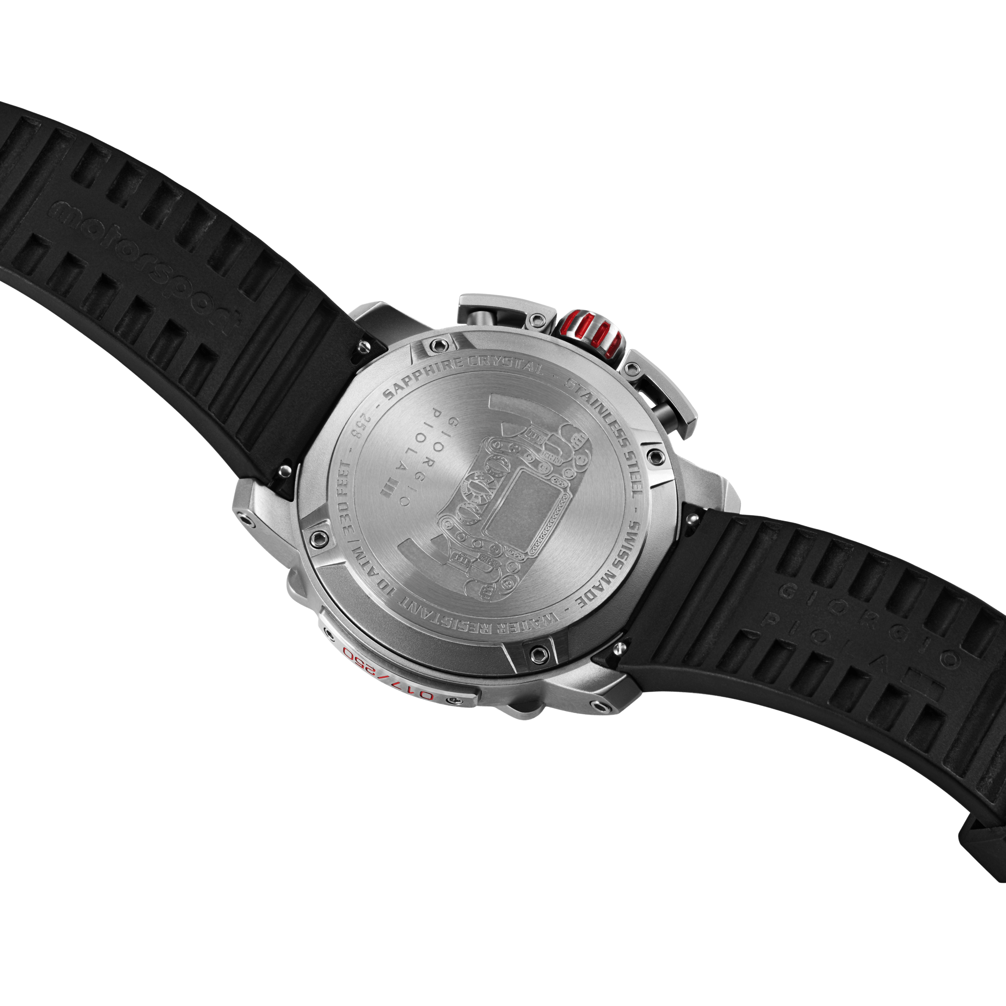 Torque - Black Stainless Steel Swiss Sport Chrono Watch