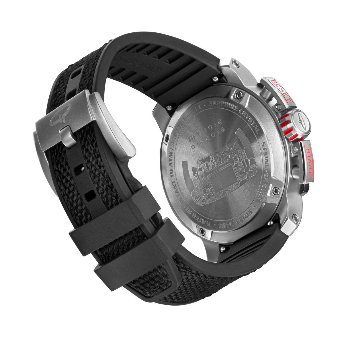 Torque Black - Luxury Stainless Steel Watch with Swiss Movement