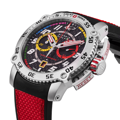 Torque - Red Stainless Steel Swiss Sport Chrono Watch - Motorsport Watches