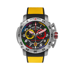 Torque - Yellow Stainless Steel Swiss Sport Chrono Watch